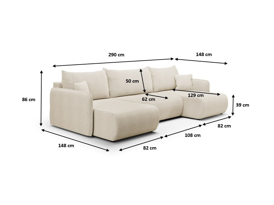 Stūra dīvāns 606305