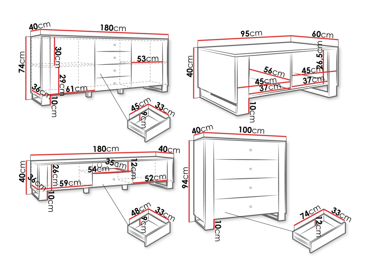 Viesistabas komplekts 606522