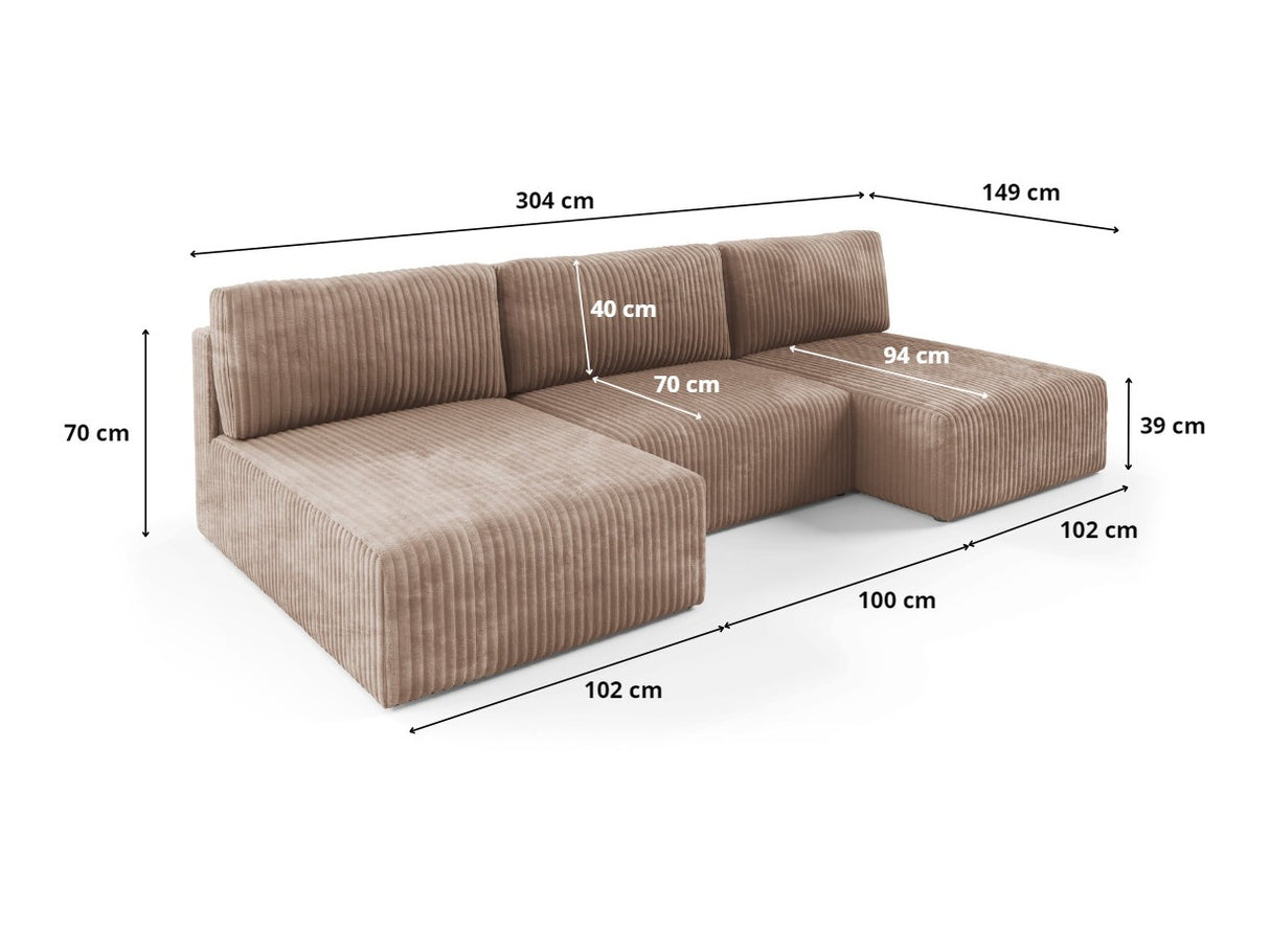 Moduļu stūra dīvāns 606694