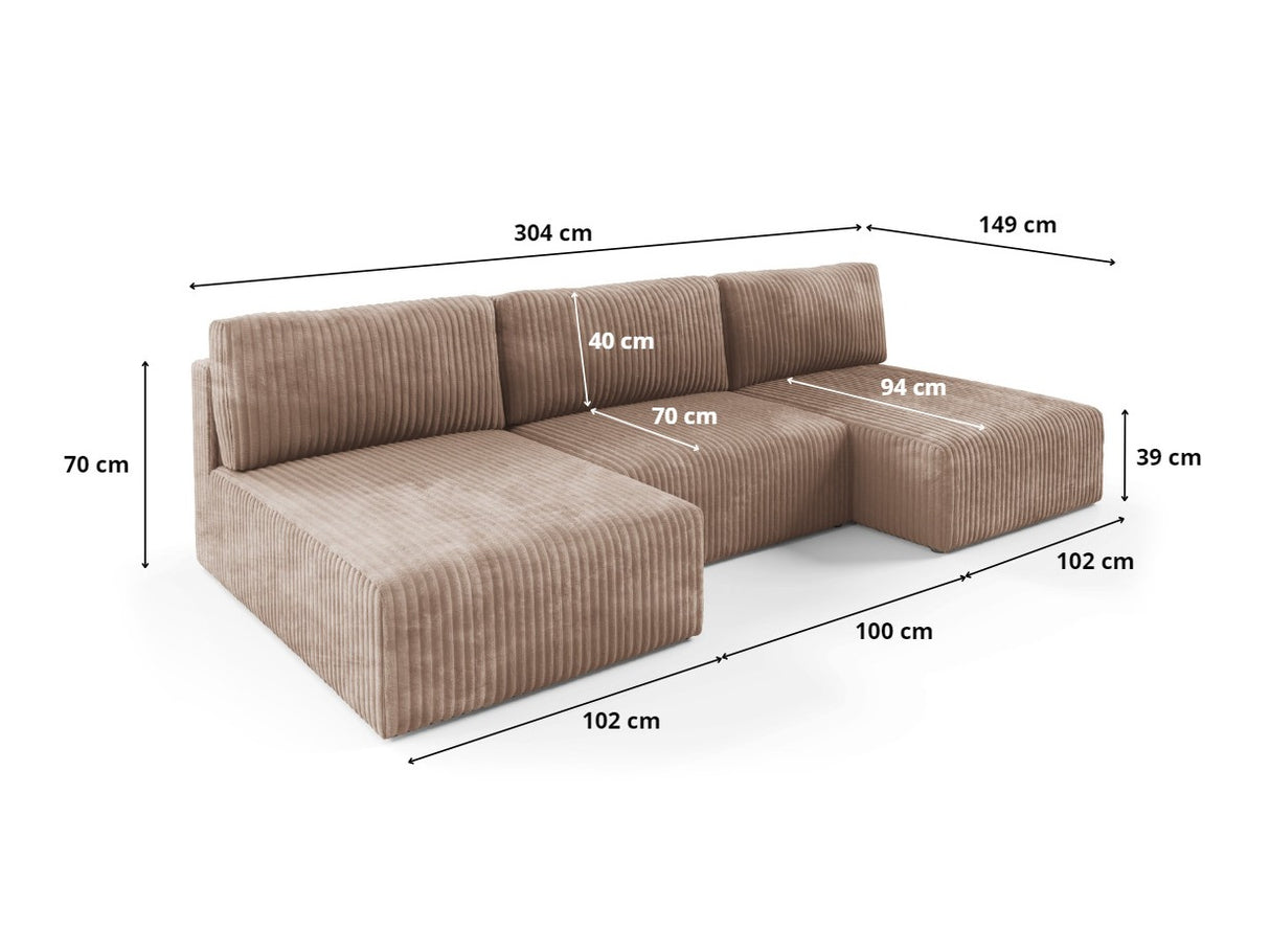 Moduļu stūra dīvāns 606694