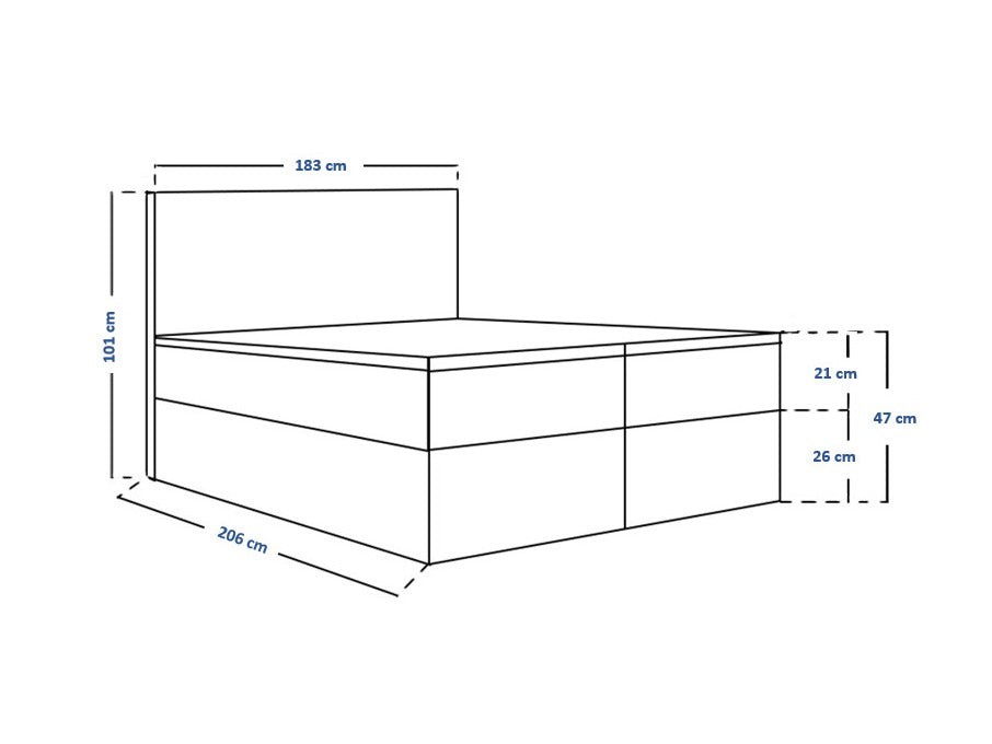 Kontinentālā gulta 606922