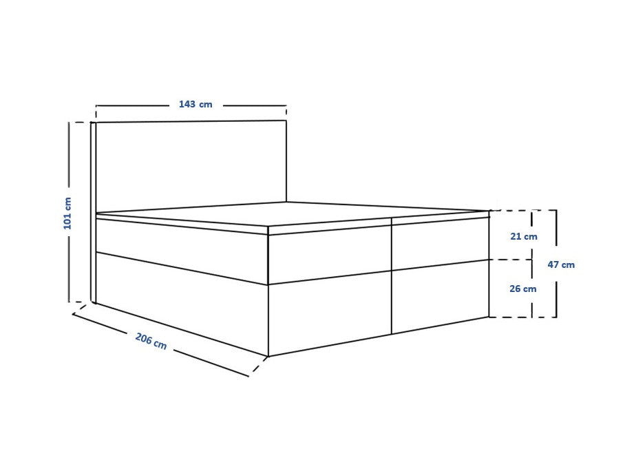 Kontinentālā gulta 606922