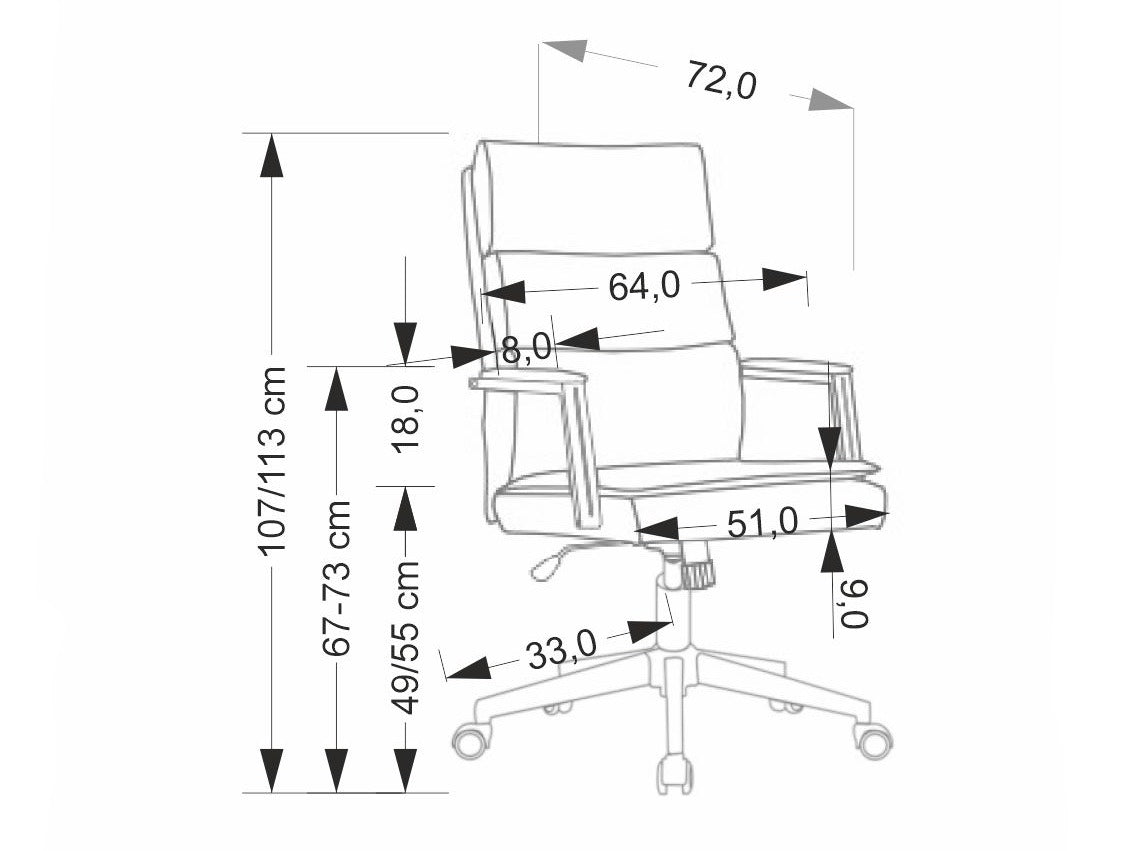 Biroja krēsls 599457