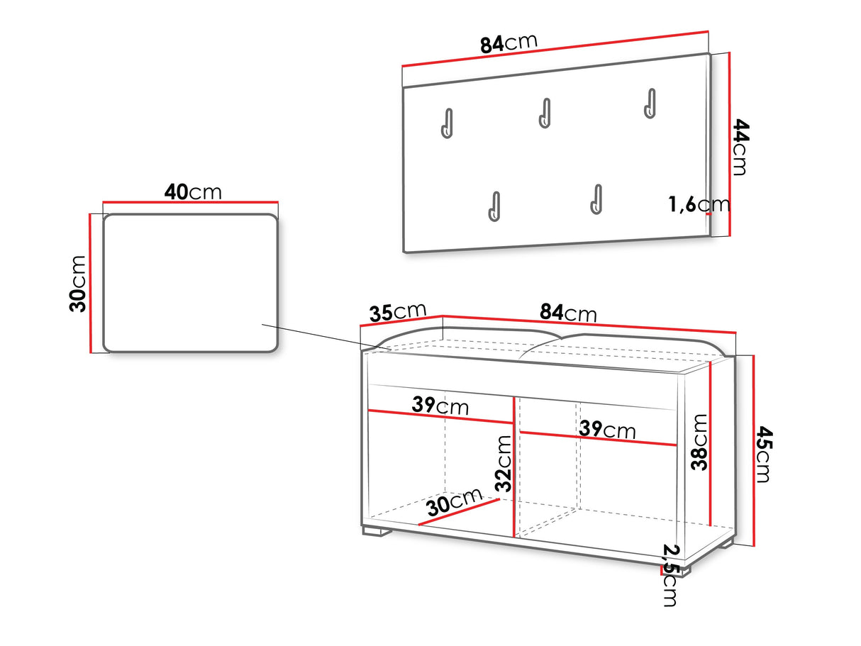 Priekšnama komplekts 574176