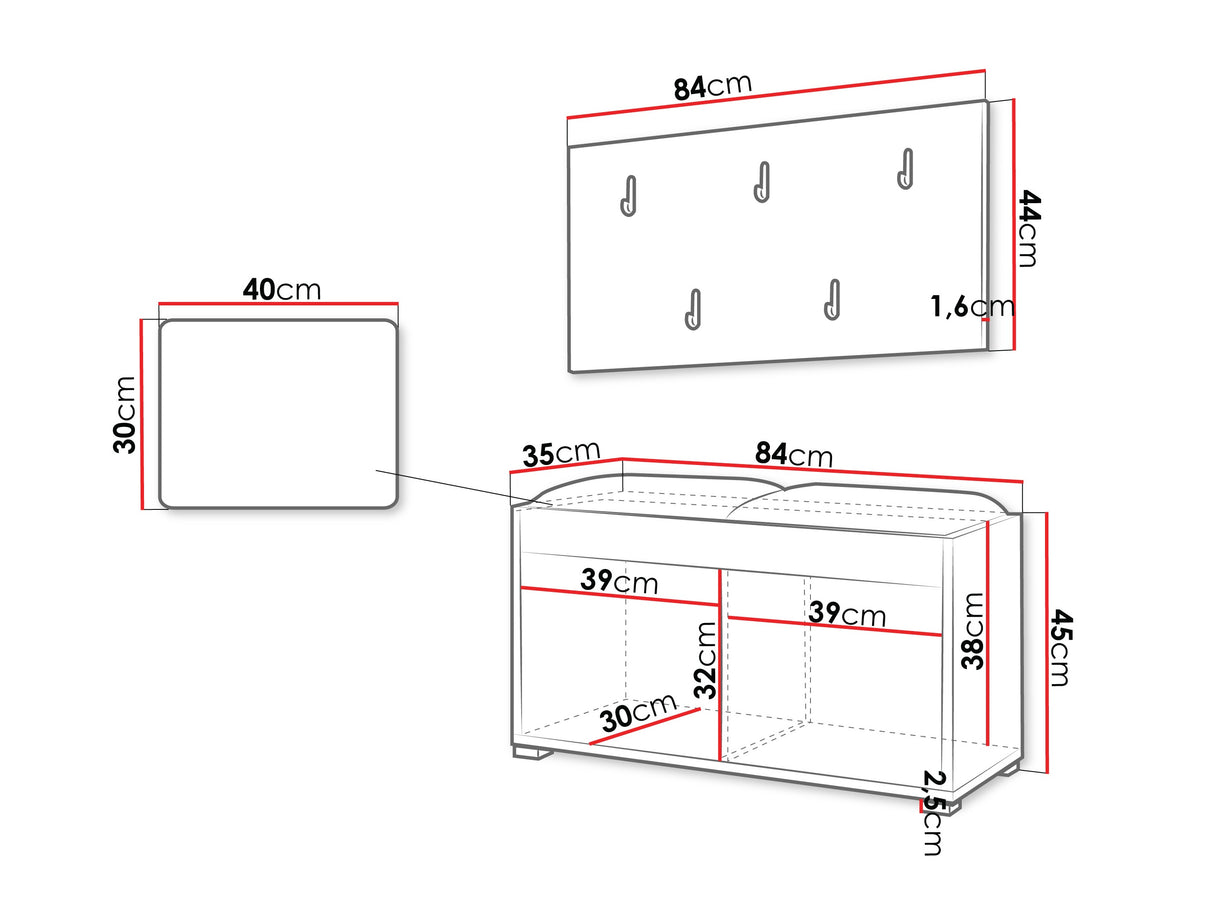 Priekšnama komplekts 574176
