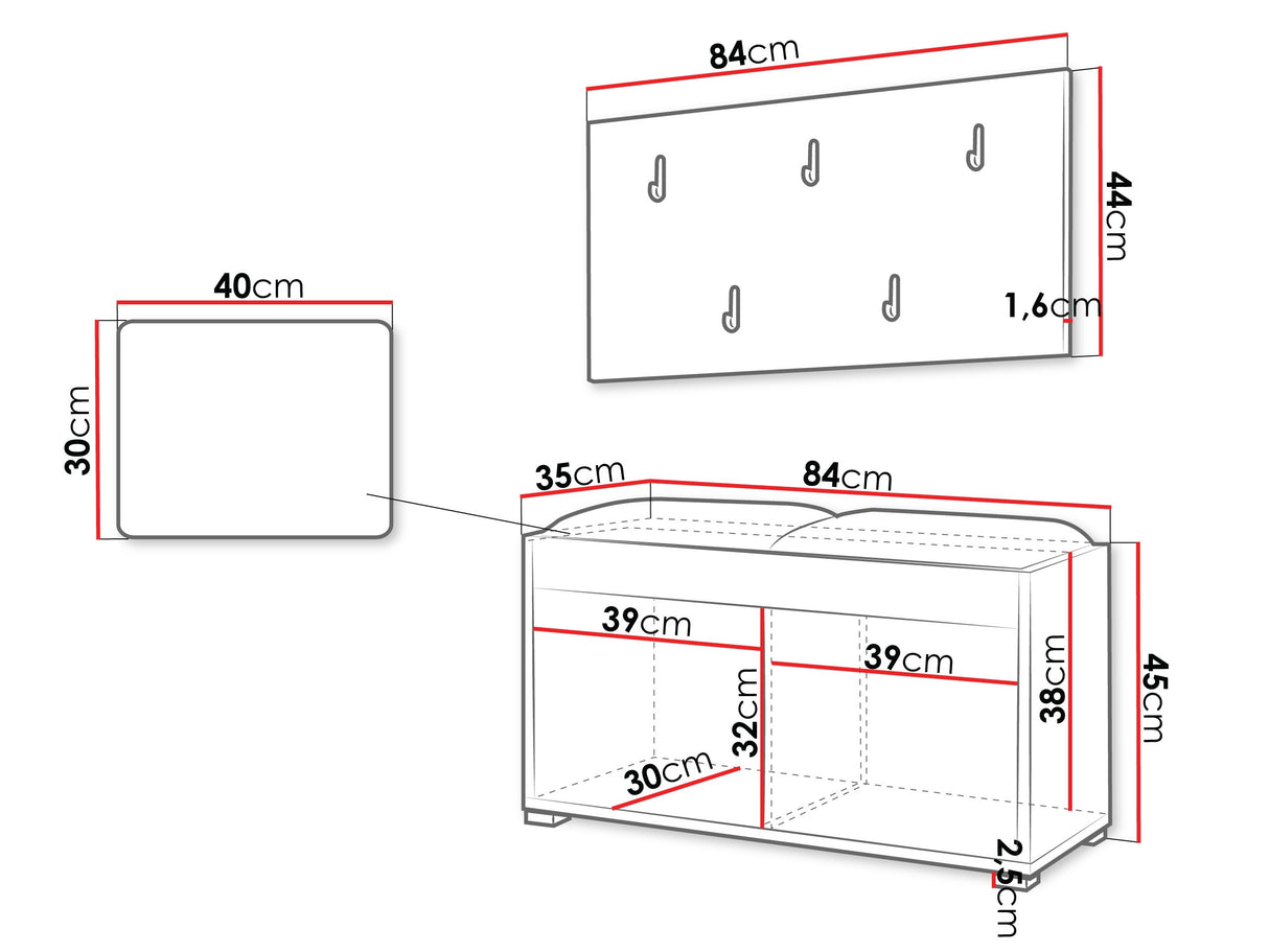 Priekšnama komplekts 574176