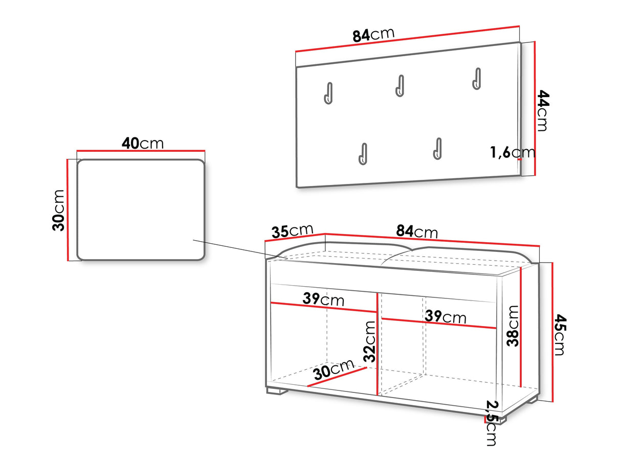 Priekšnama komplekts 574176