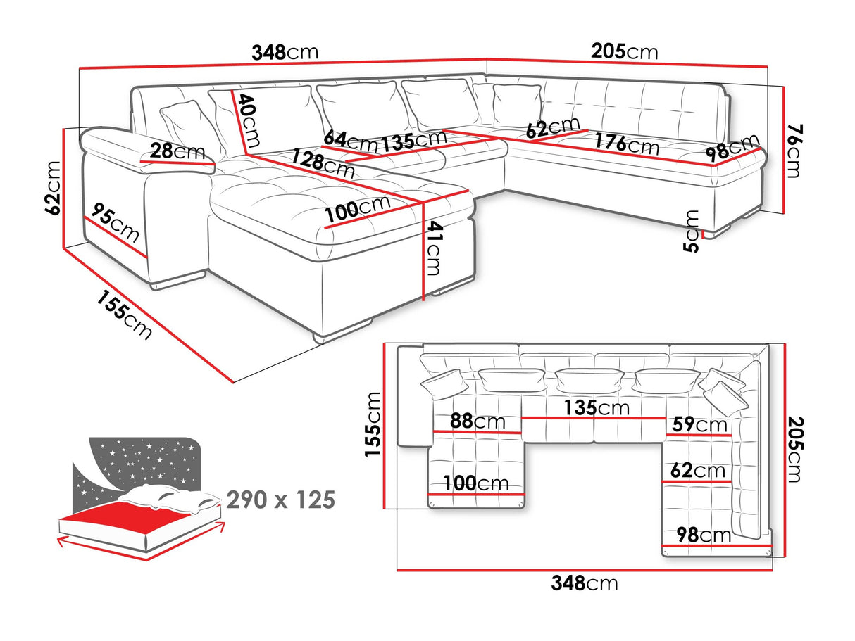 Stūra dīvāns 107885