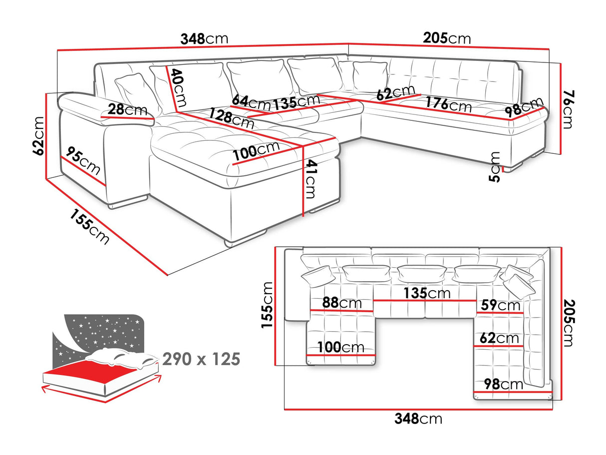 Stūra dīvāns 107885