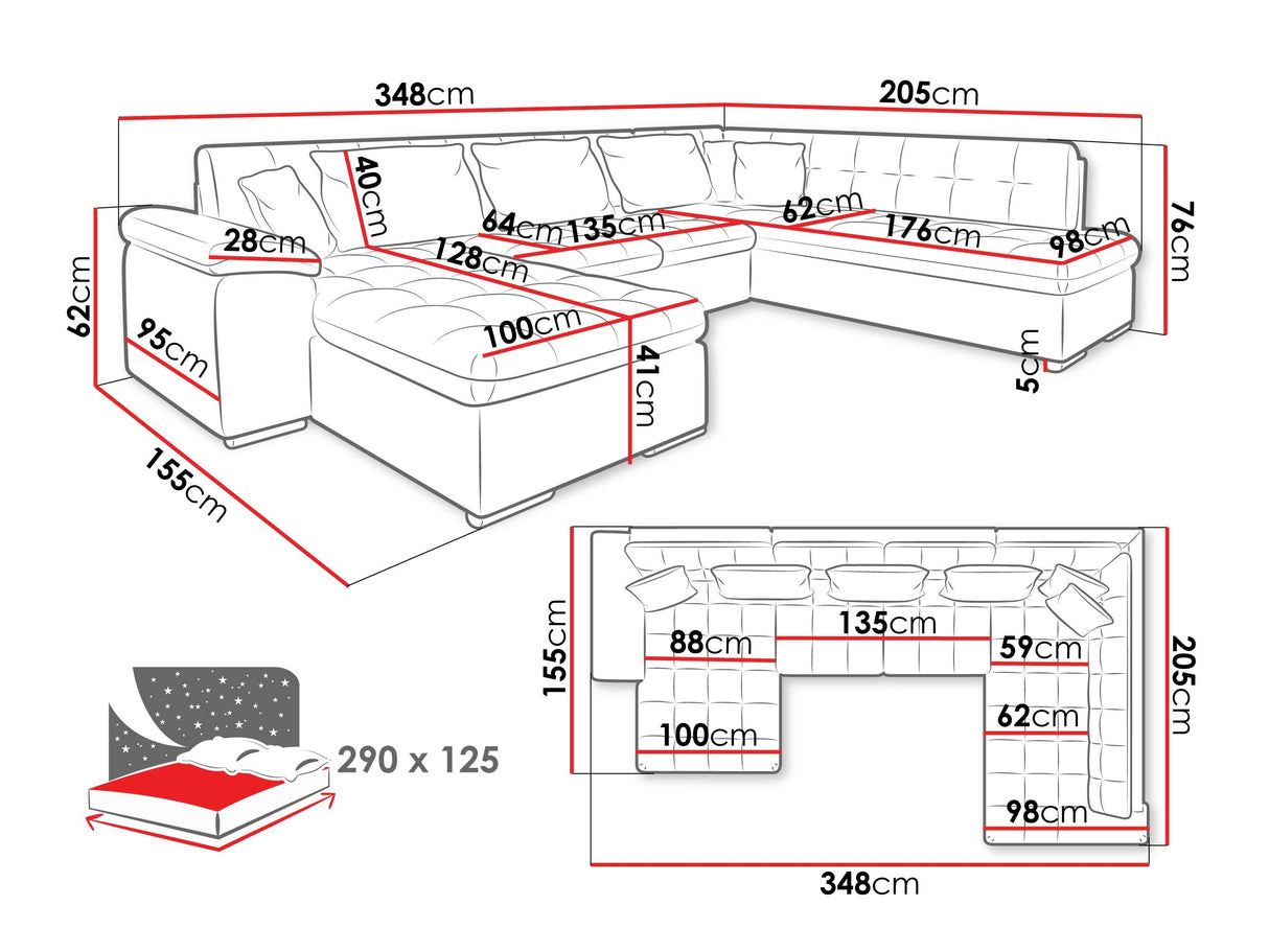 Stūra dīvāns 108216