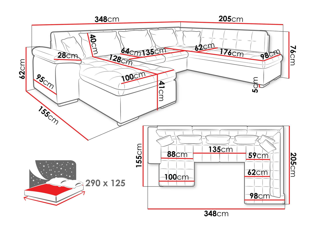 Stūra dīvāns 108216
