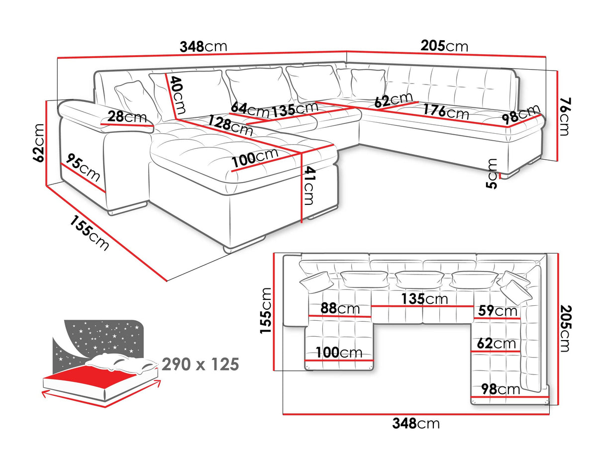 Stūra dīvāns 108216
