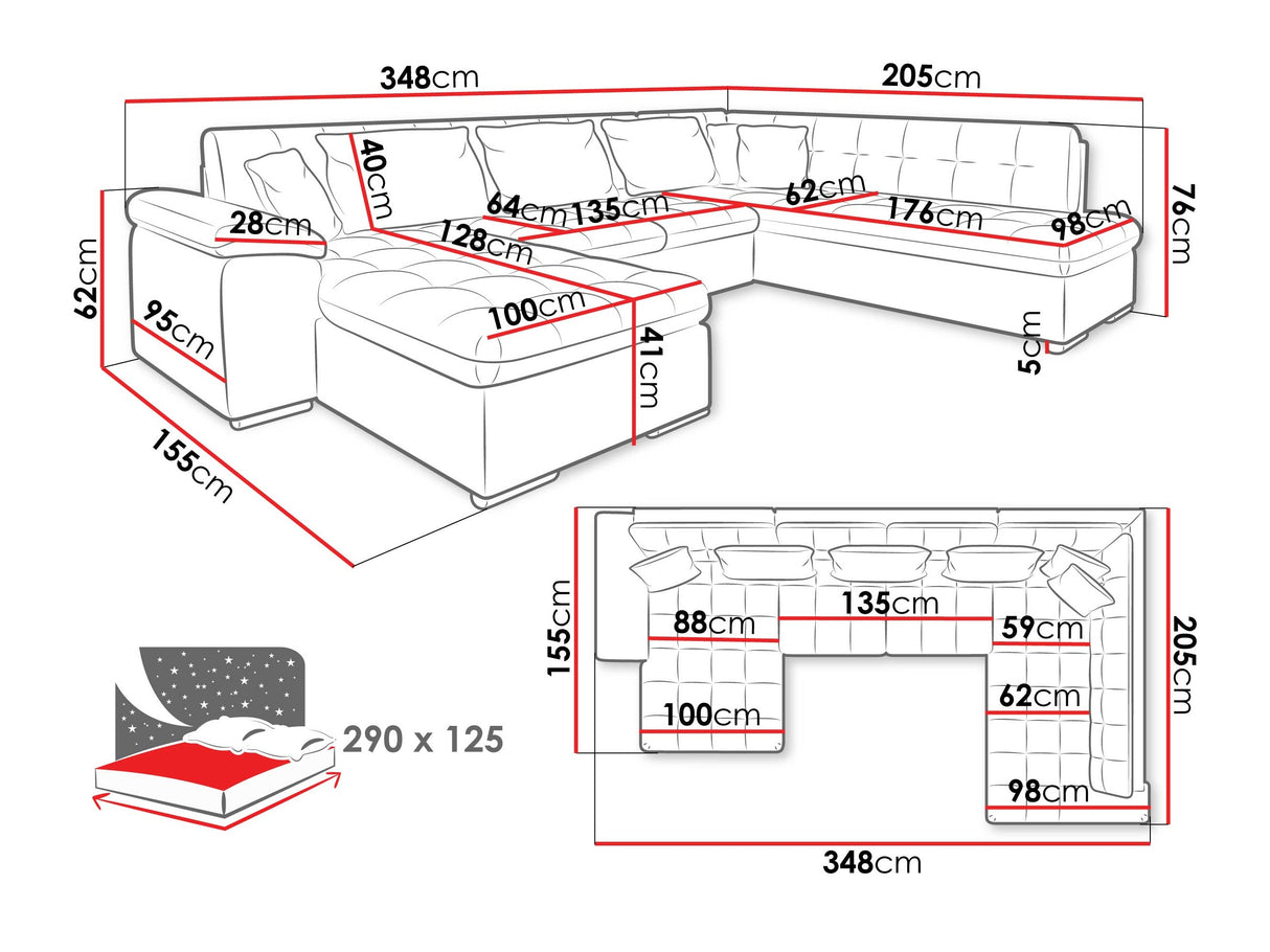 Stūra dīvāns 108216