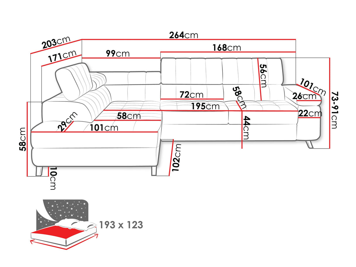 Stūra dīvāns 197699