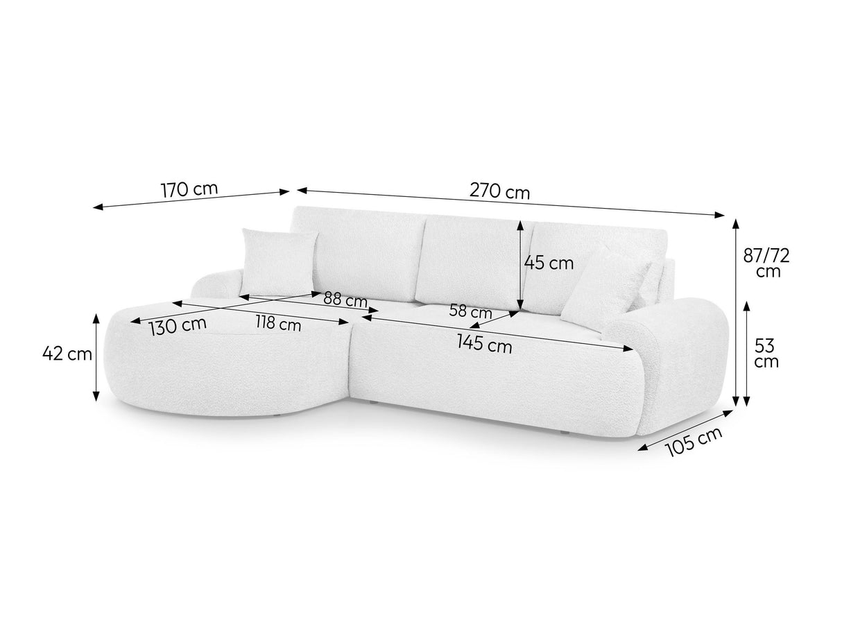 Stūra dīvāns 610200