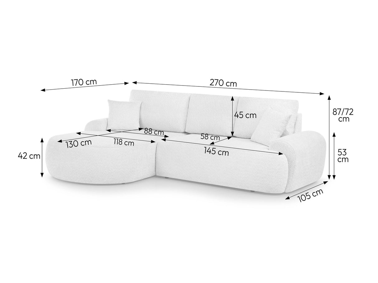 Stūra dīvāns 610200