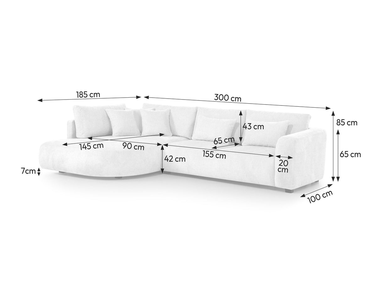 Stūra dīvāns 610259