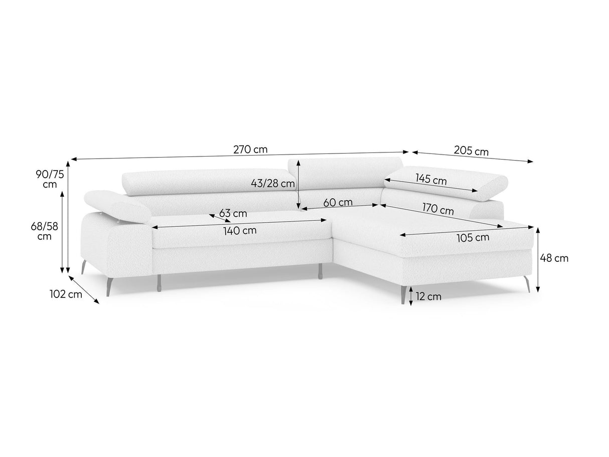 Stūra dīvāns 610608