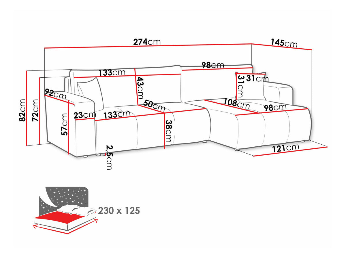 Stūra dīvāns 584852