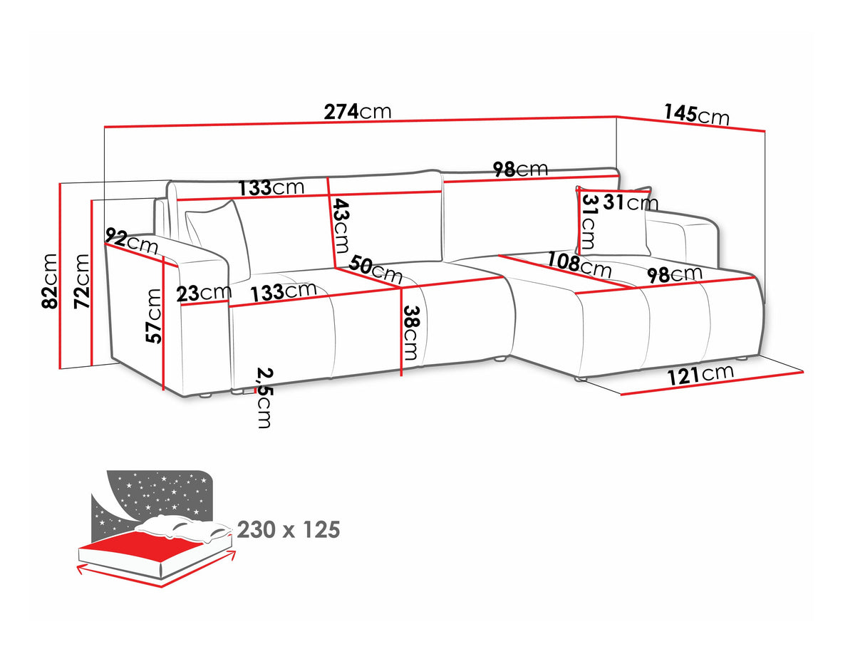 Stūra dīvāns 584852