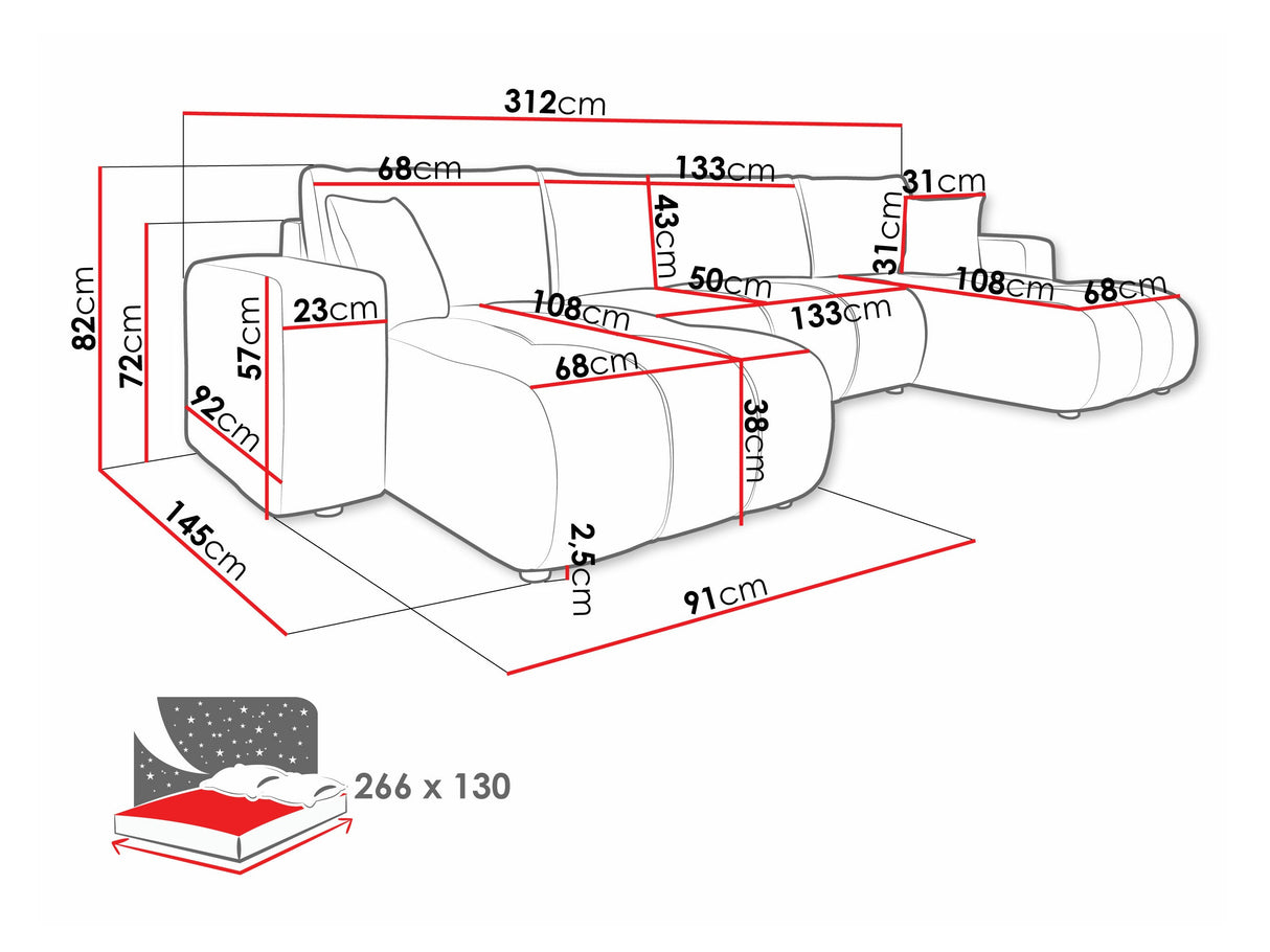 Stūra dīvāns 584867