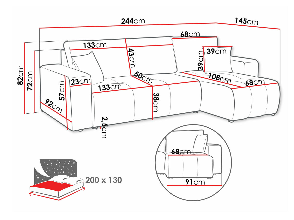 Stūra dīvāns 546330