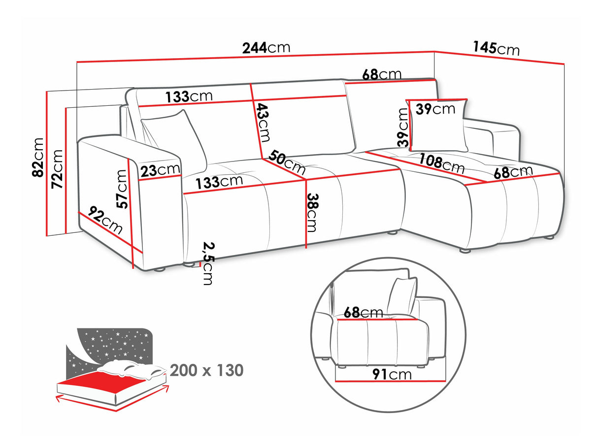 Stūra dīvāns 546330
