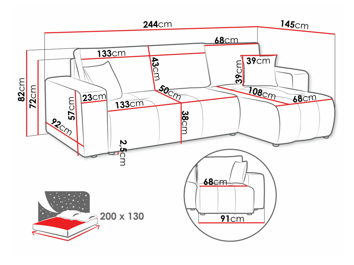 Stūra dīvāns 546330