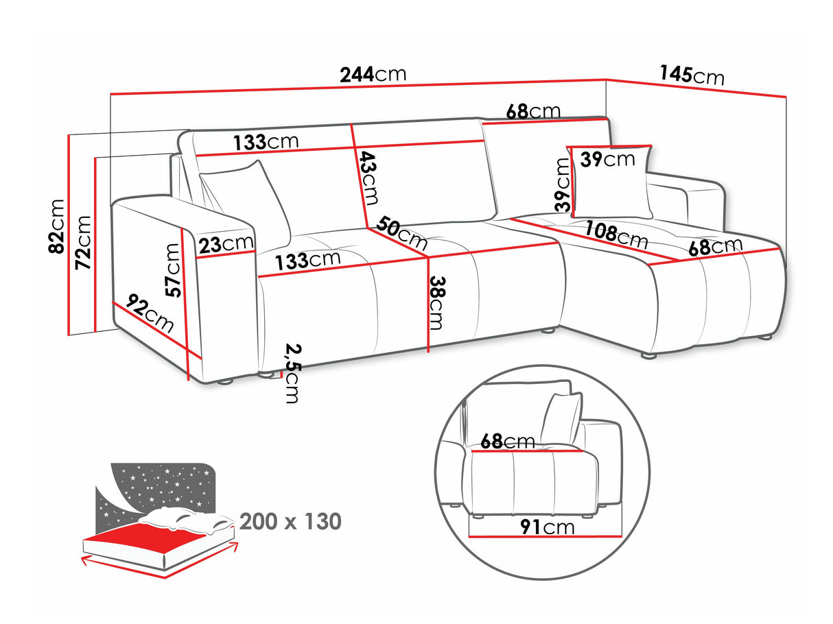 Stūra dīvāns 546330