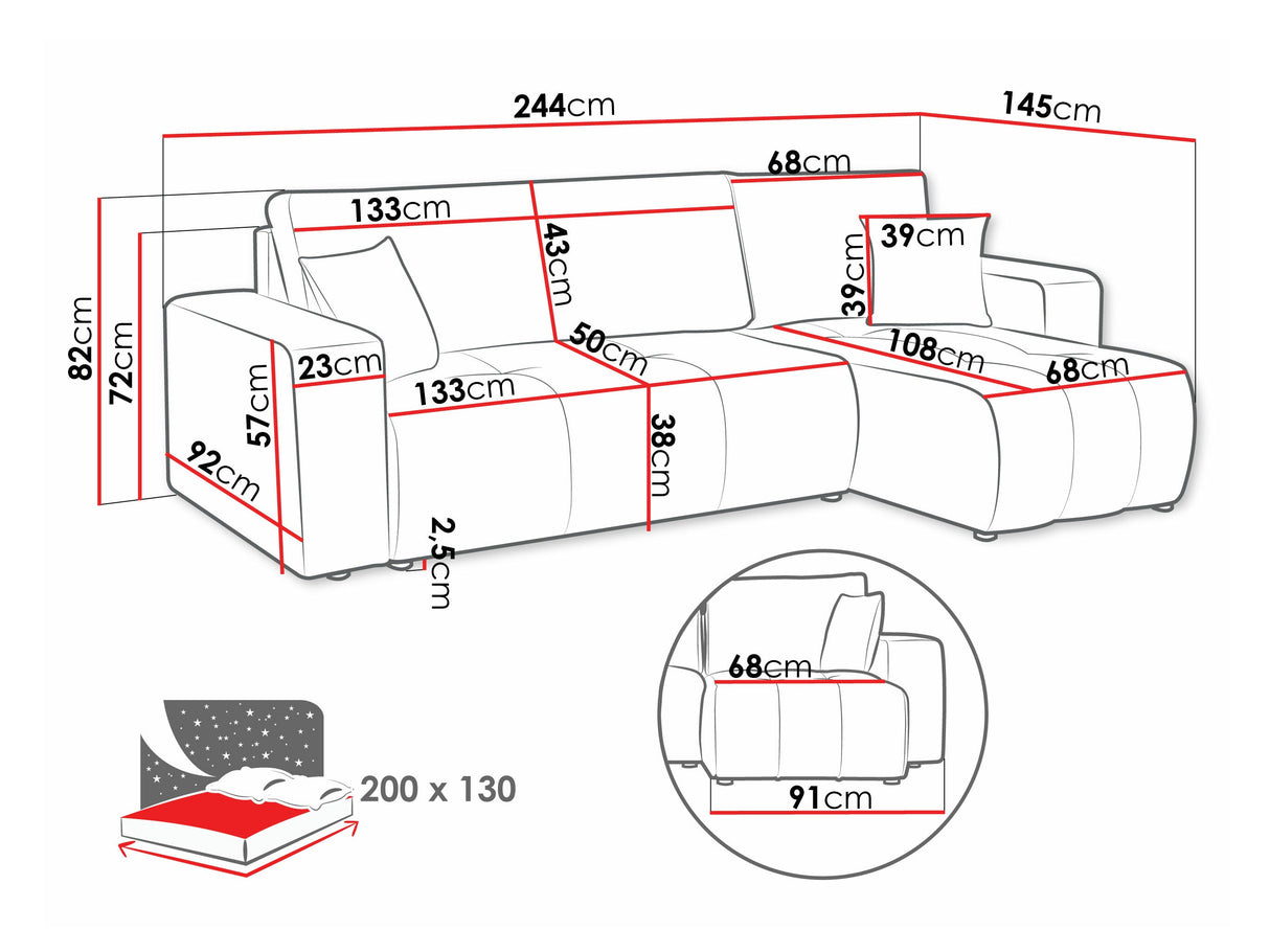 Stūra dīvāns 546330