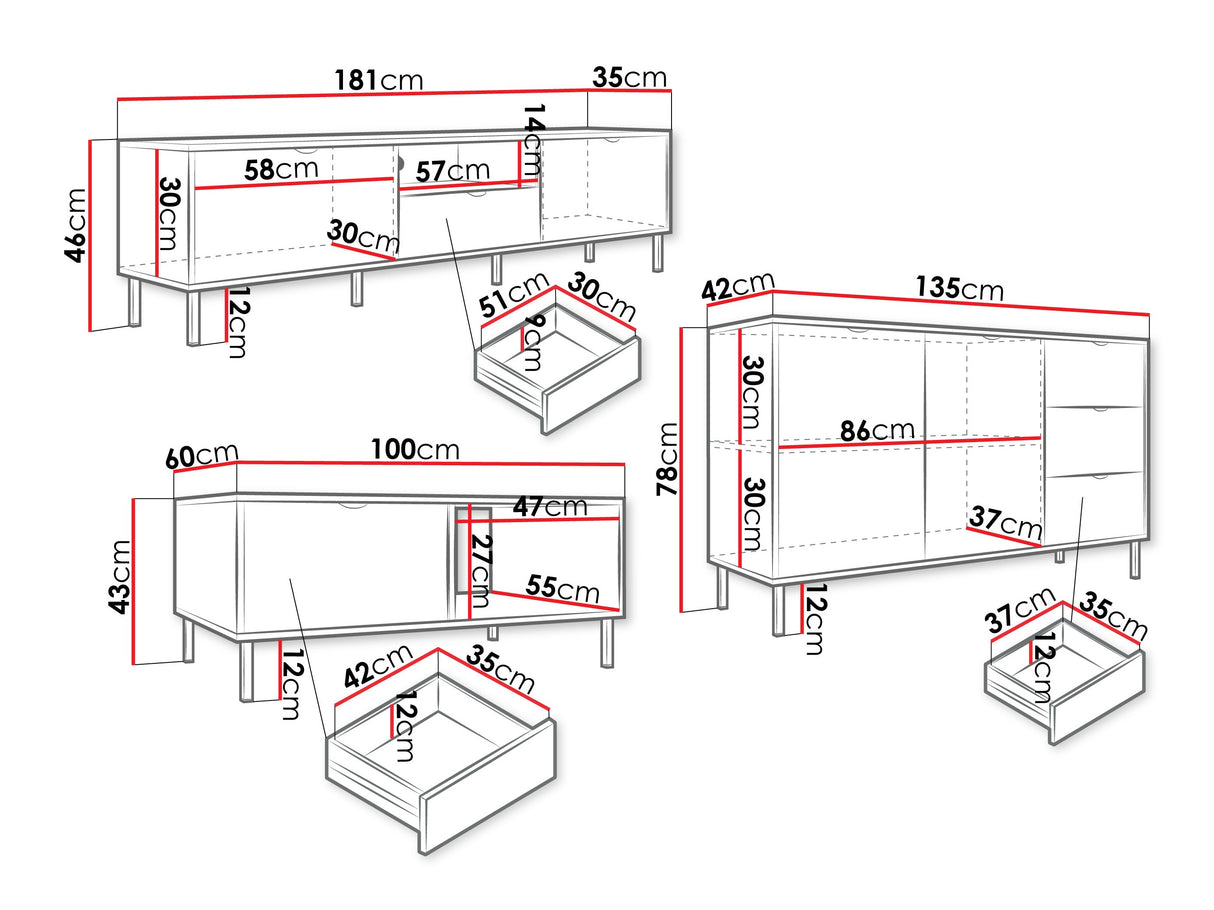 Viesistabas komplekts 611950