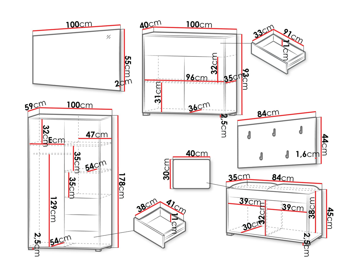 Priekšnama komplekts 574222