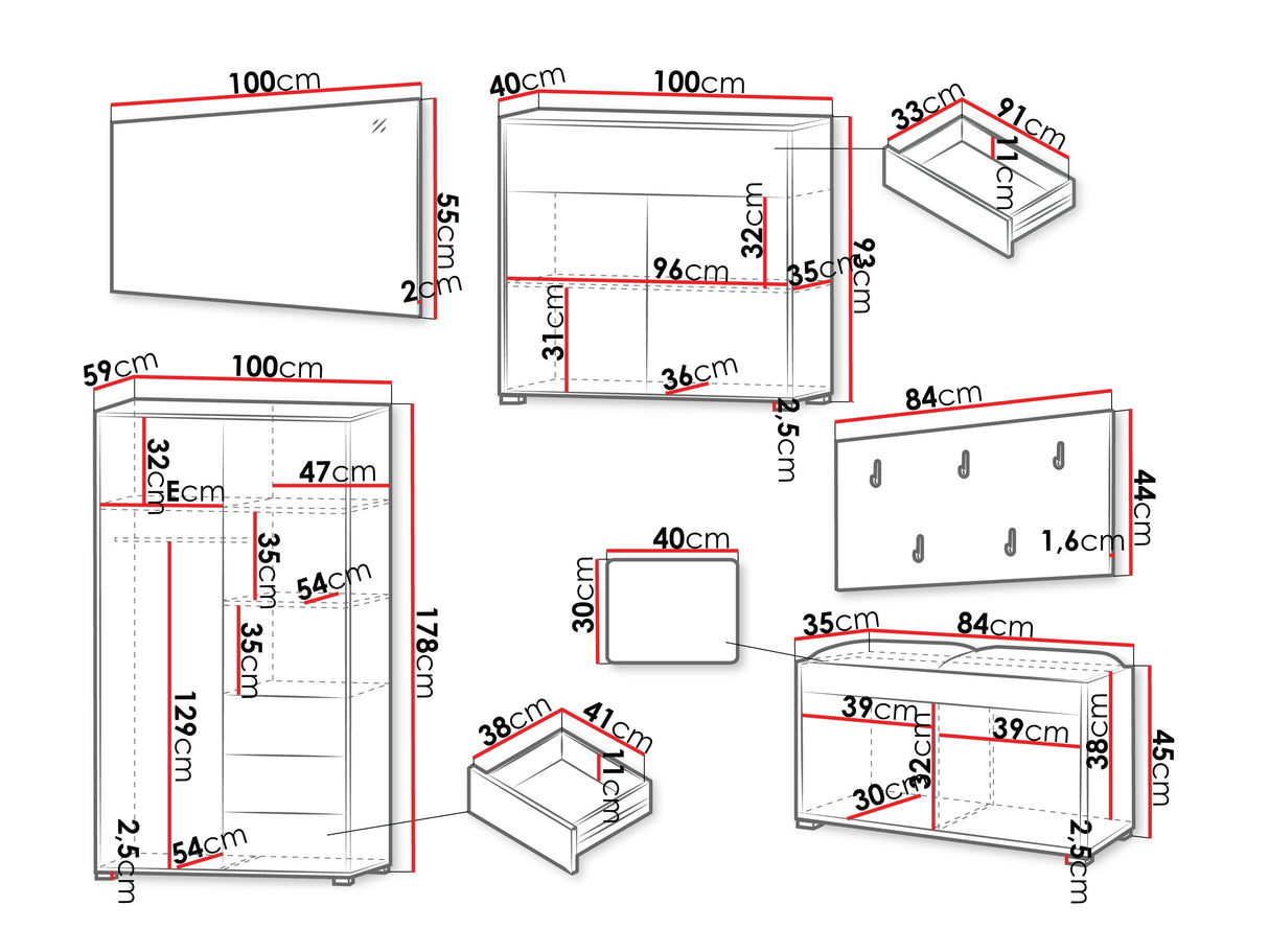 Priekšnama komplekts 574222
