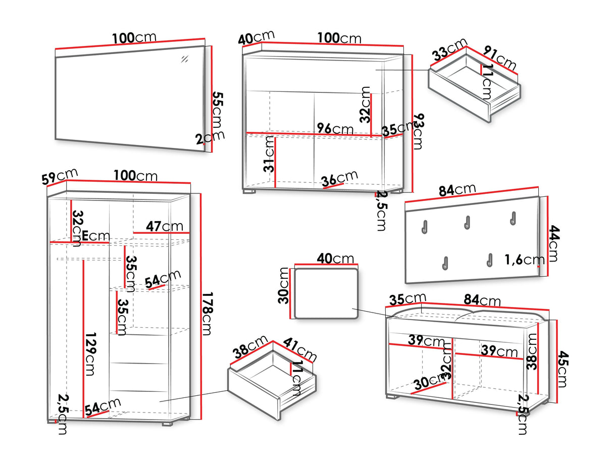 Priekšnama komplekts 574222