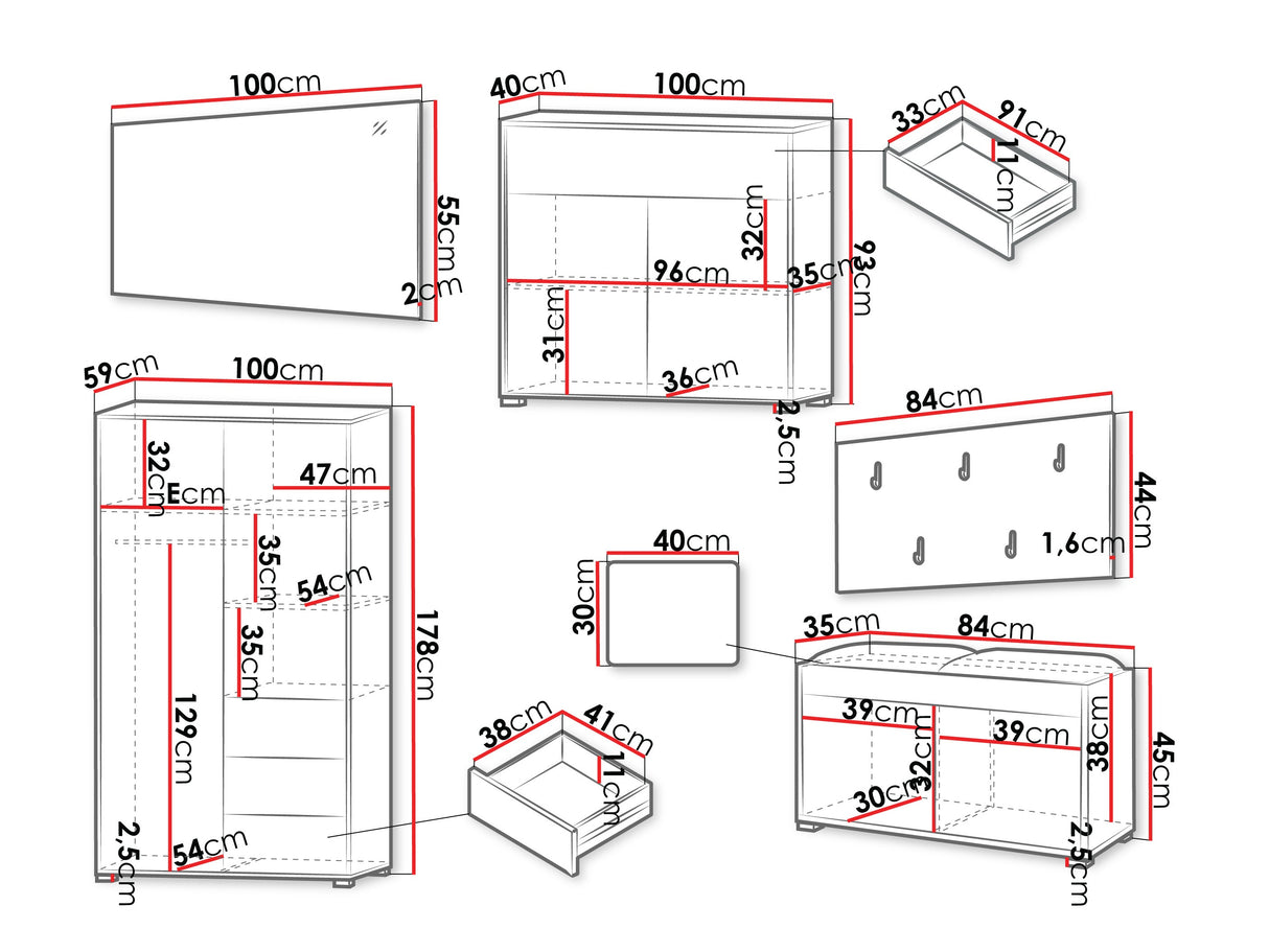 Priekšnama komplekts 574222