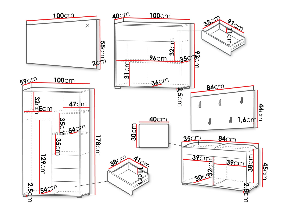 Priekšnama komplekts 574222