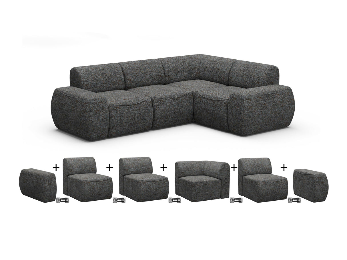 Moduļu stūra dīvāns 613257