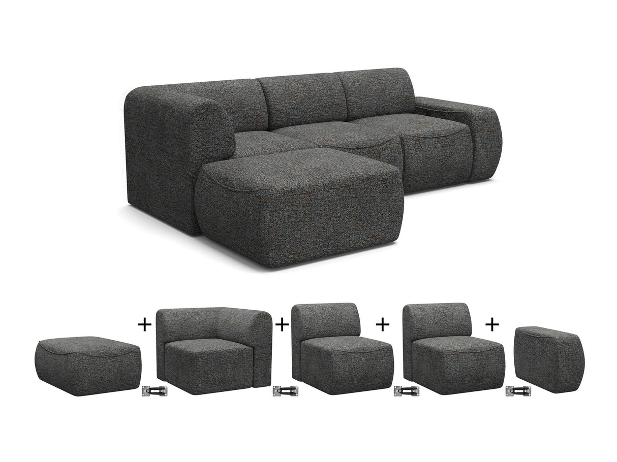 Moduļu stūra dīvāns 613269