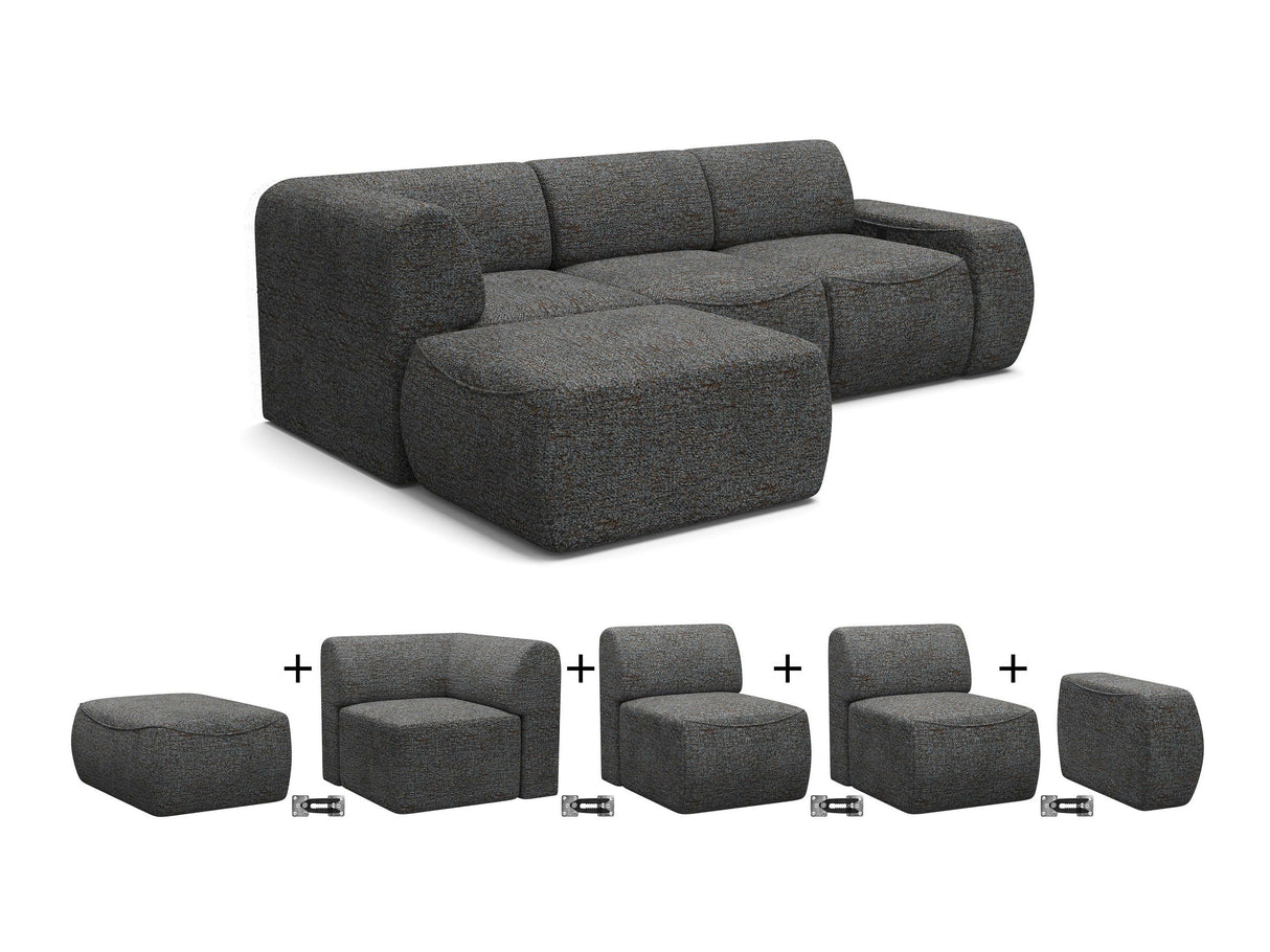 Moduļu stūra dīvāns 613269