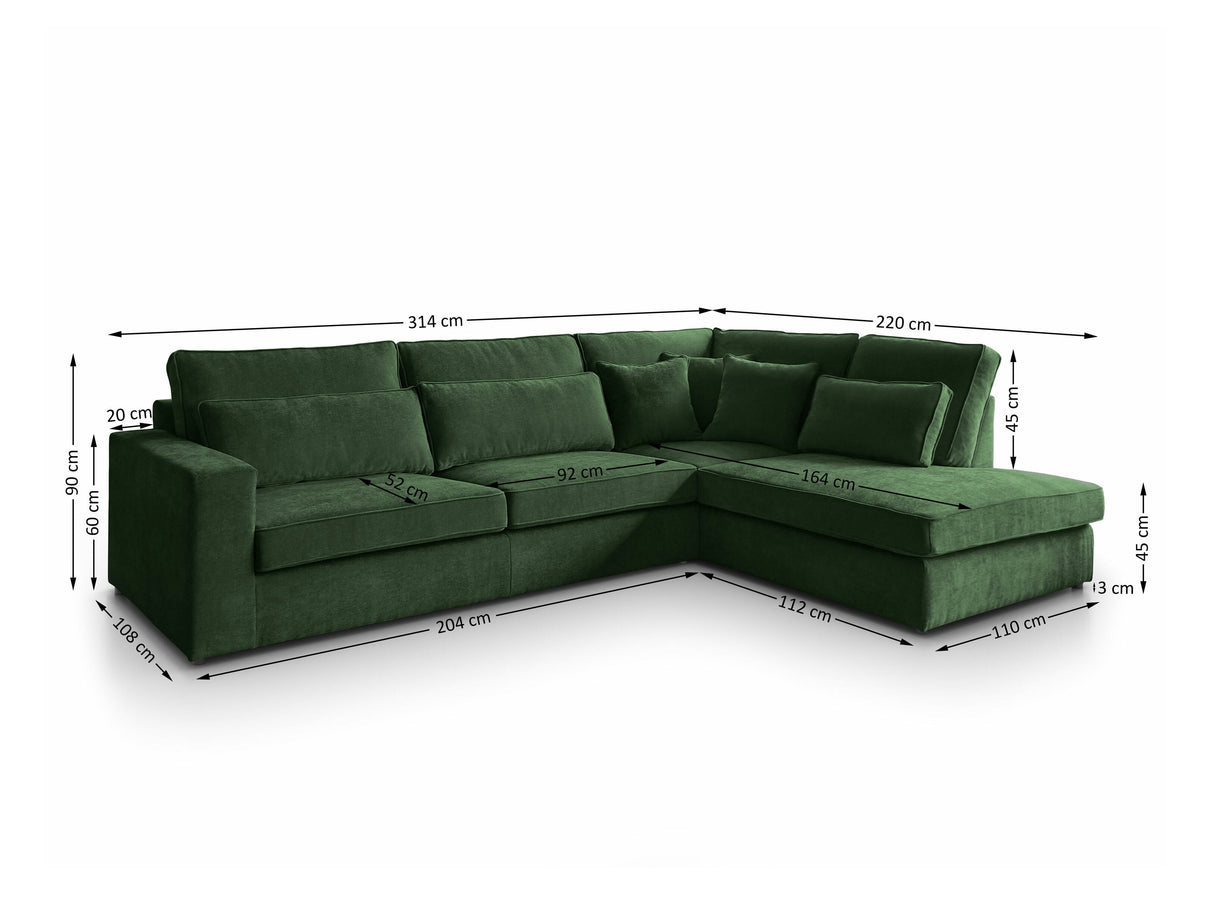 Stūra dīvāns 613620