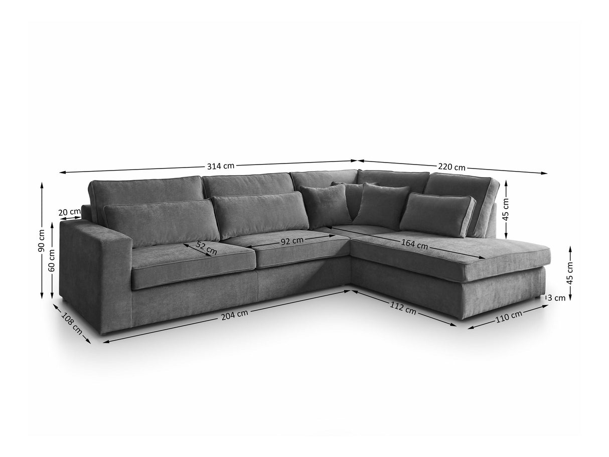 Stūra dīvāns 613620