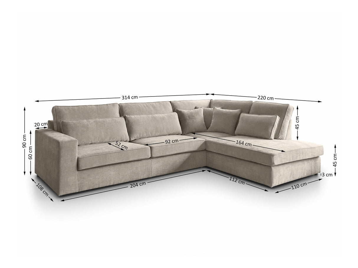 Stūra dīvāns 613620