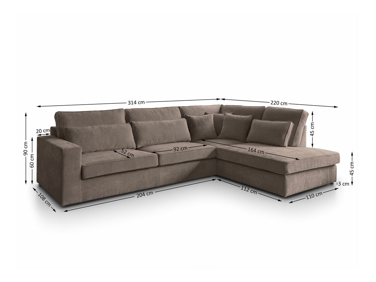 Stūra dīvāns 613620