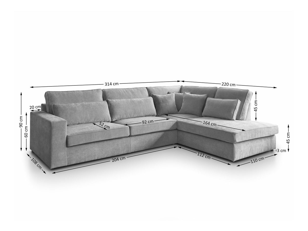 Stūra dīvāns 613620