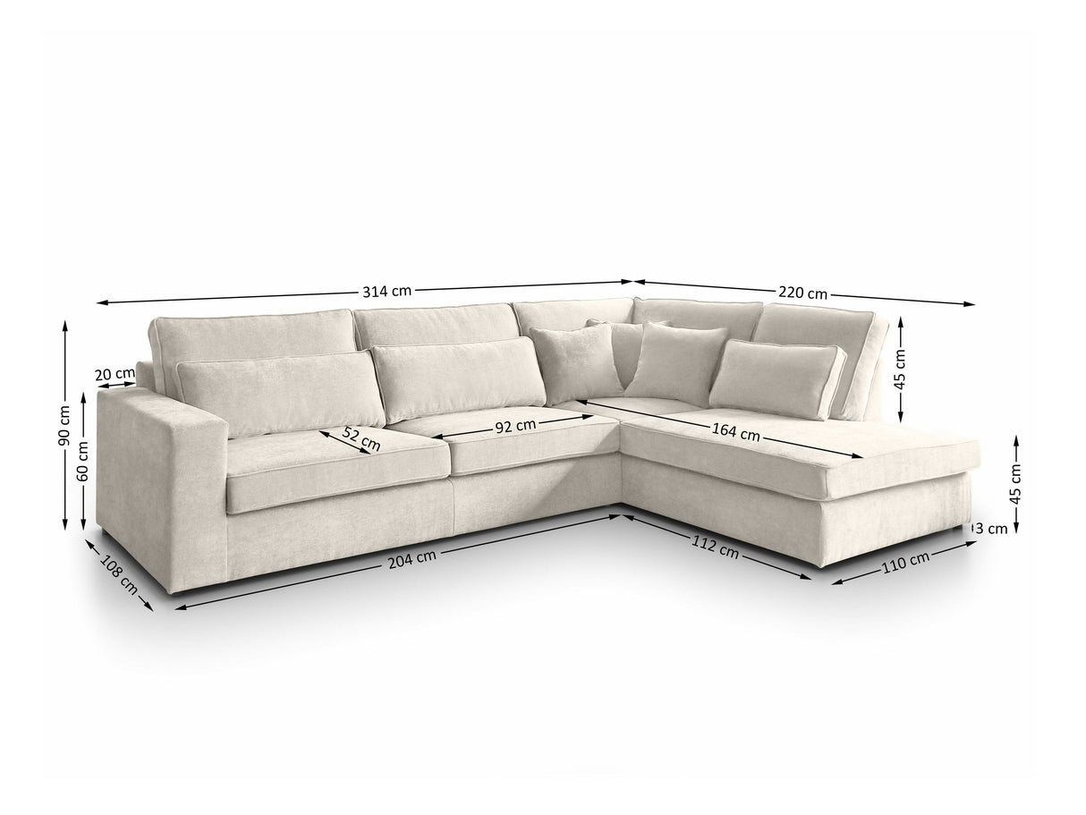 Stūra dīvāns 613620