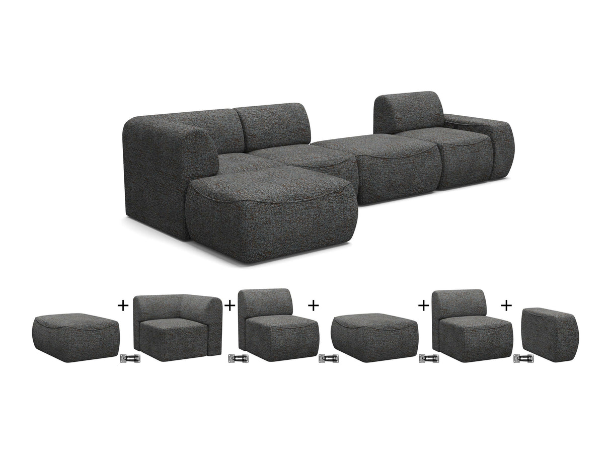 Moduļu stūra dīvāns 614042