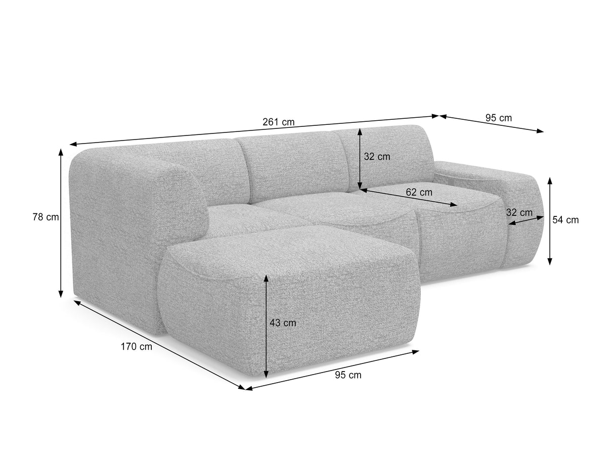 Moduļu stūra dīvāns 613269