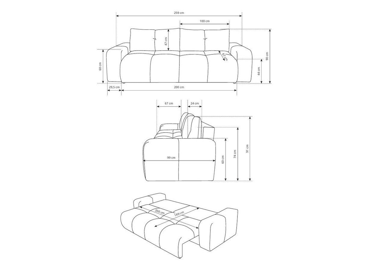 Dīvāns gulta 576668