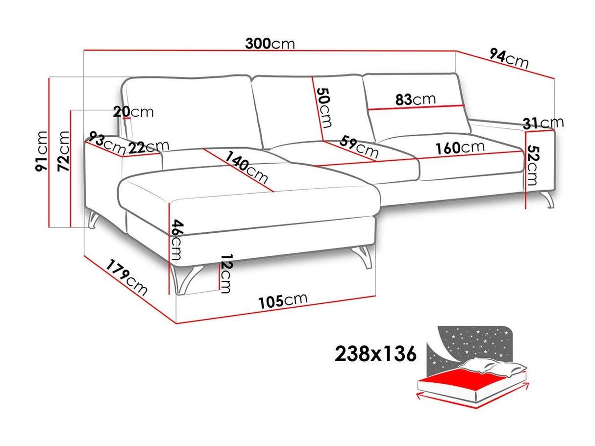 Stūra dīvāns 117418