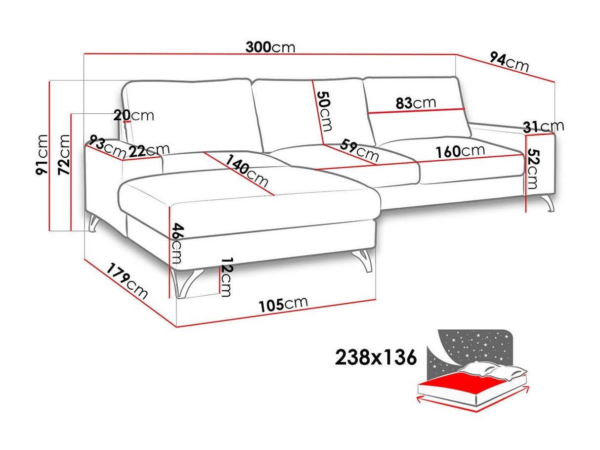 Stūra dīvāns 117418